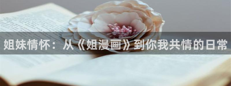yy漫画打开：姐妹情怀：从《姐漫画》到你我共情的日常